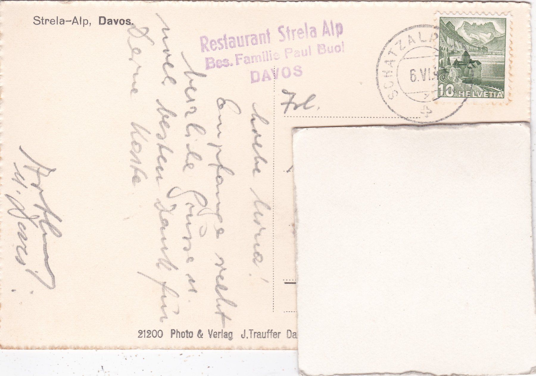 Cartoline postali: Strela Alp Davos – Usato da Herisau venduto da Lisegrat2008 1