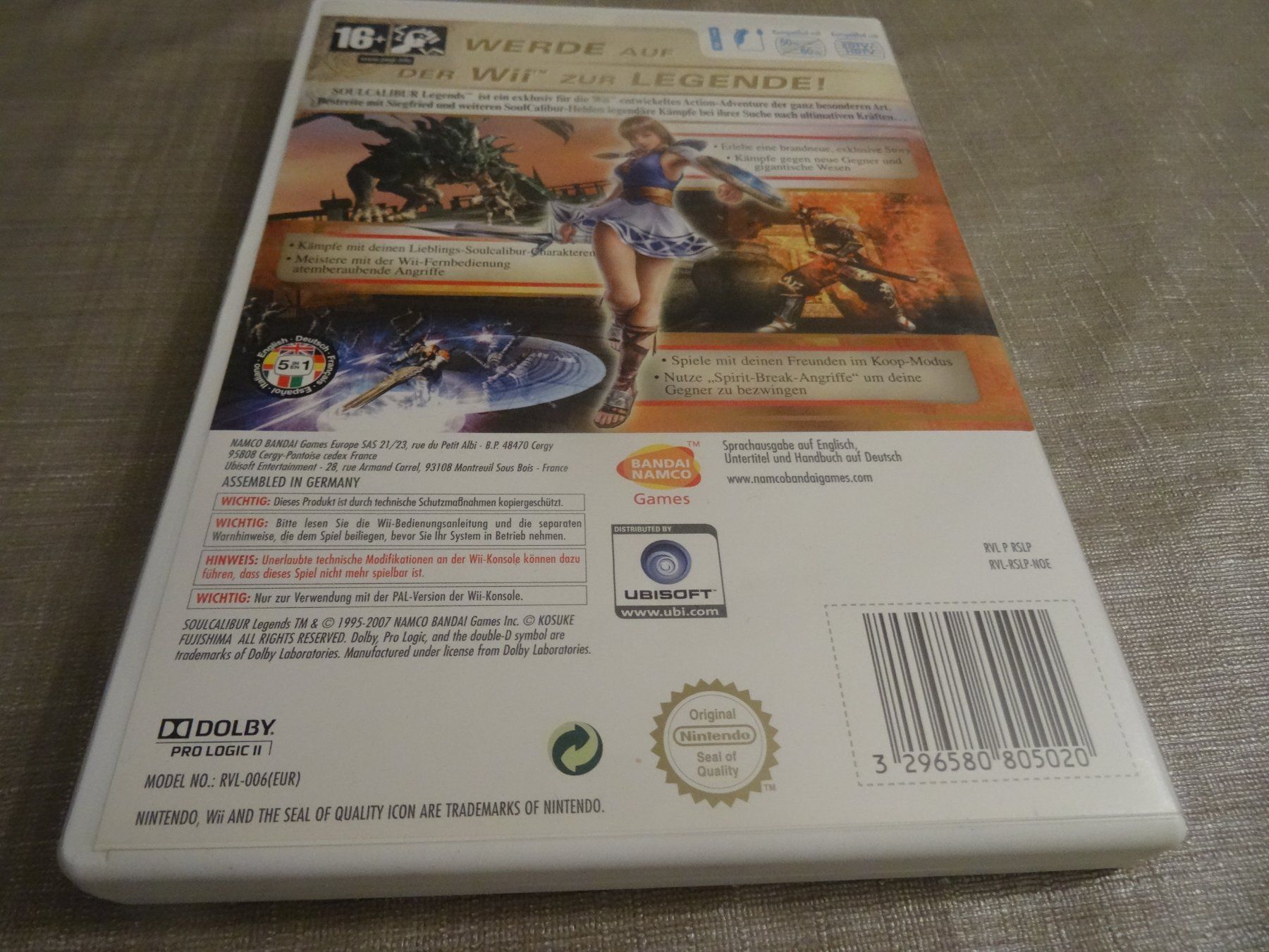 Nintendo Giochi: SoulCalibur Legends - Wii – Usato da Olten venduto da Disc-Ausverkauf 2