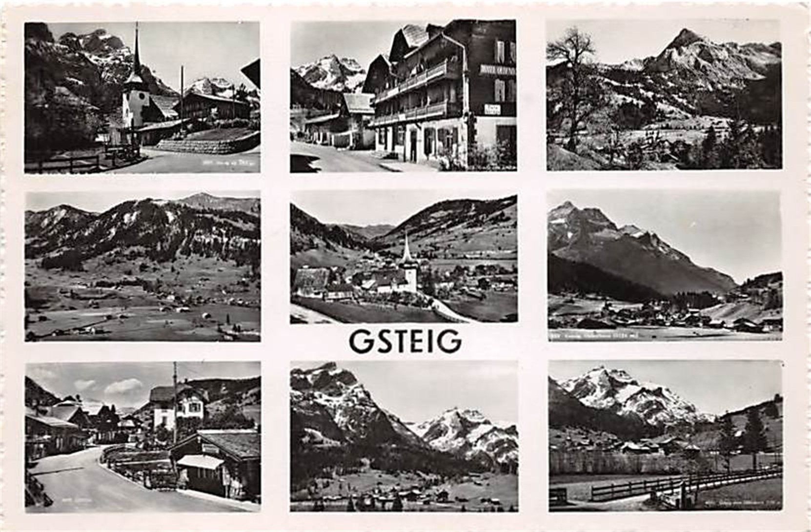 Ansichtskarten: Gsteig, Mehrbildkarte – Gebraucht aus Ottikon b.Kemptth. von Neptun1974
