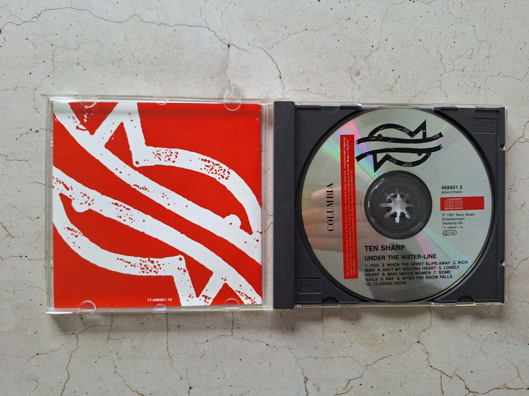 CD: CD Ten Sharp - Under the Water-Line – Usato da Schaffhausen venduto da Mipakr 1