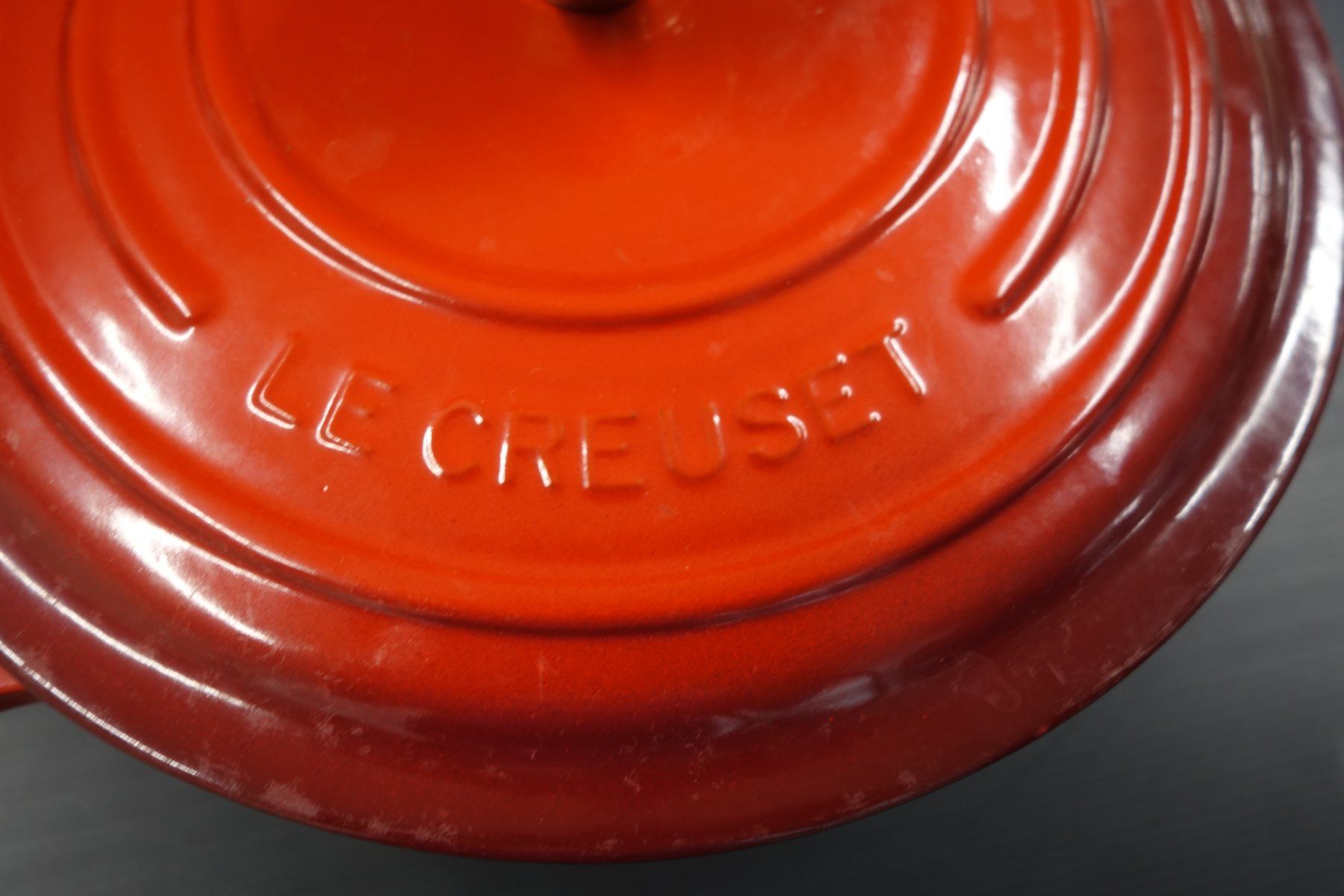 Le Creuset Töpfe: Bräter Le Creuset Nr. 26 rot mit Deckel – Gebraucht aus Basel von bk_brockibasel 8