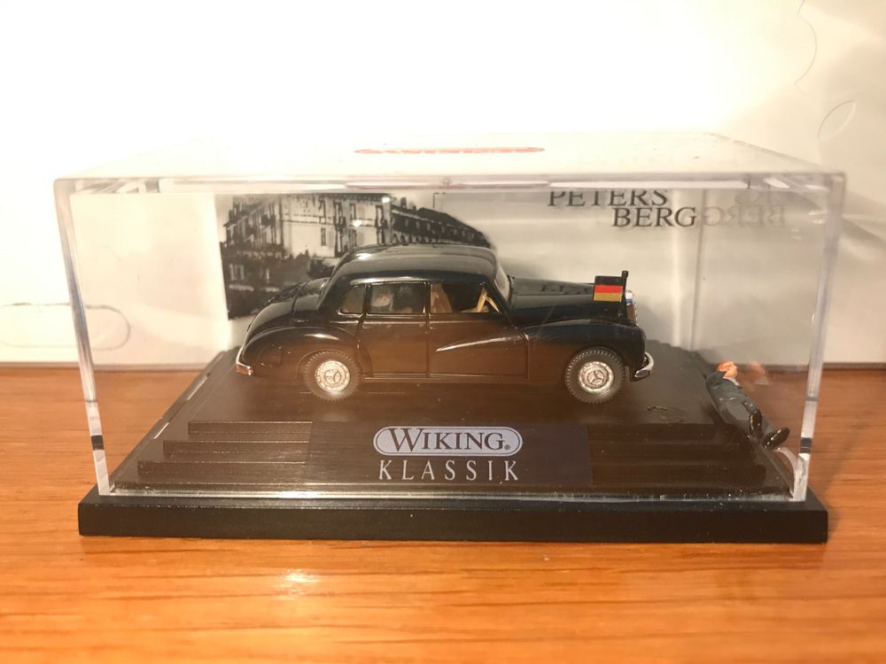 Wiking 1/87 - Mercedes 300 Adenauer Non Vitré - Miniature Allemande En Plastique - Occasion