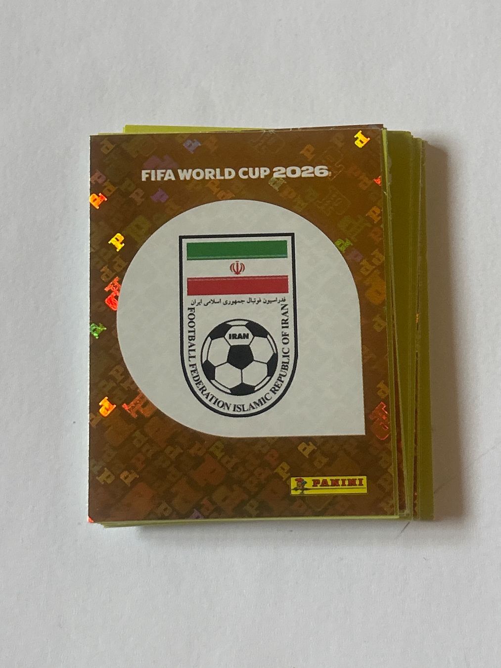 Panini Carte collezionabili: Panini WM 2026 Sticker - IRN 1 – Nuovo (secondo la descrizione) da Troistorrents venduto da sim_d75d