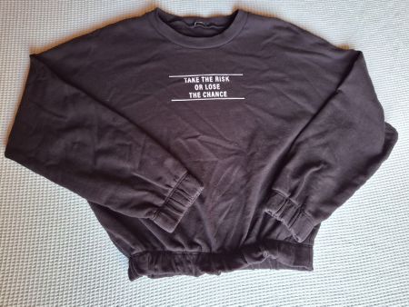 Pull sweat noir taille XS marque Tezenis