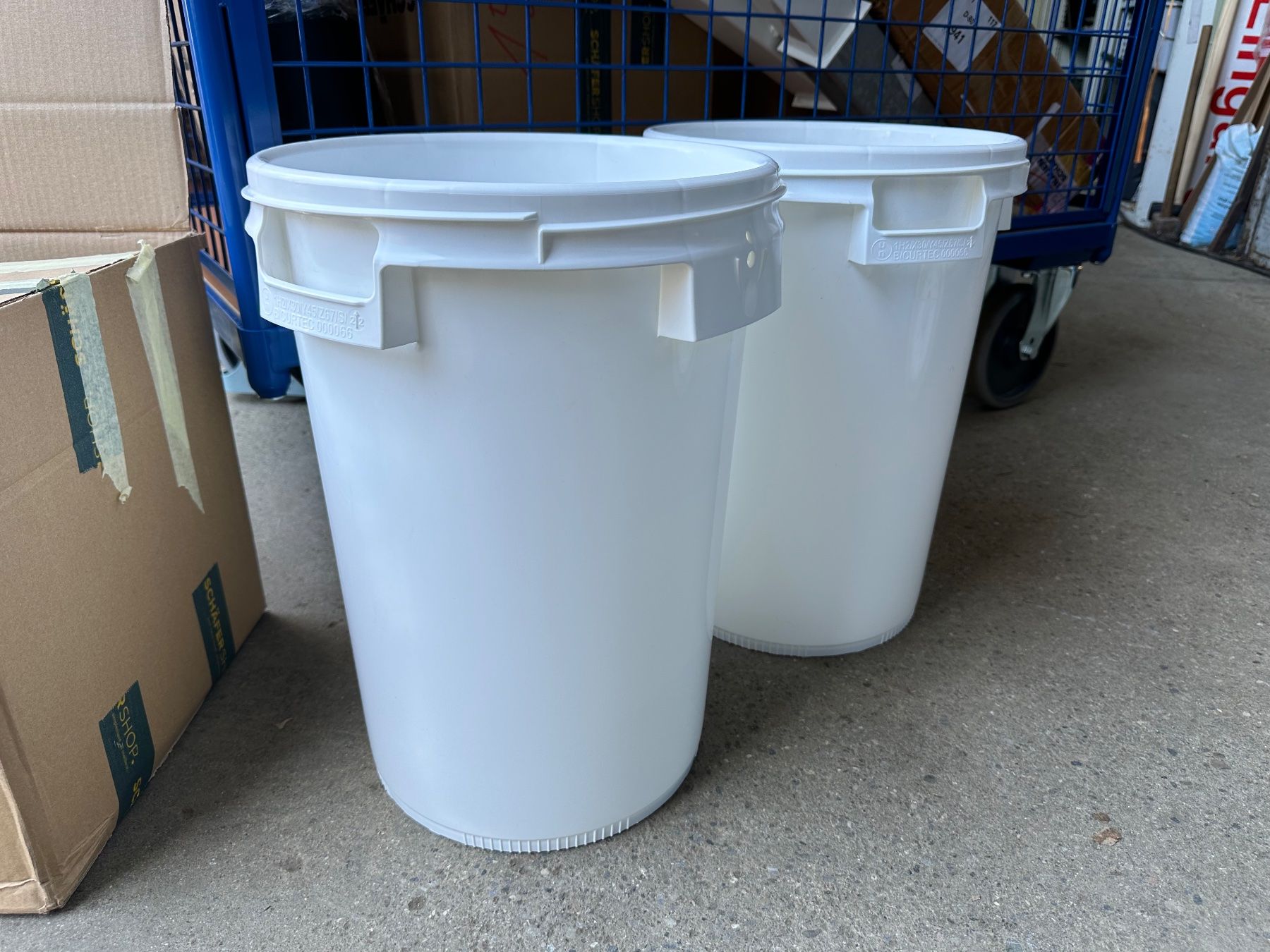 Behälter & Ähnliches: 2Stk.HDPE-Fass, ohne Deckel, 30 Liter – Neu (gemäss Beschreibung) aus Necker von liq24