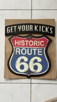 Route 66 Schild "GET YOUR KICKS" Metall
