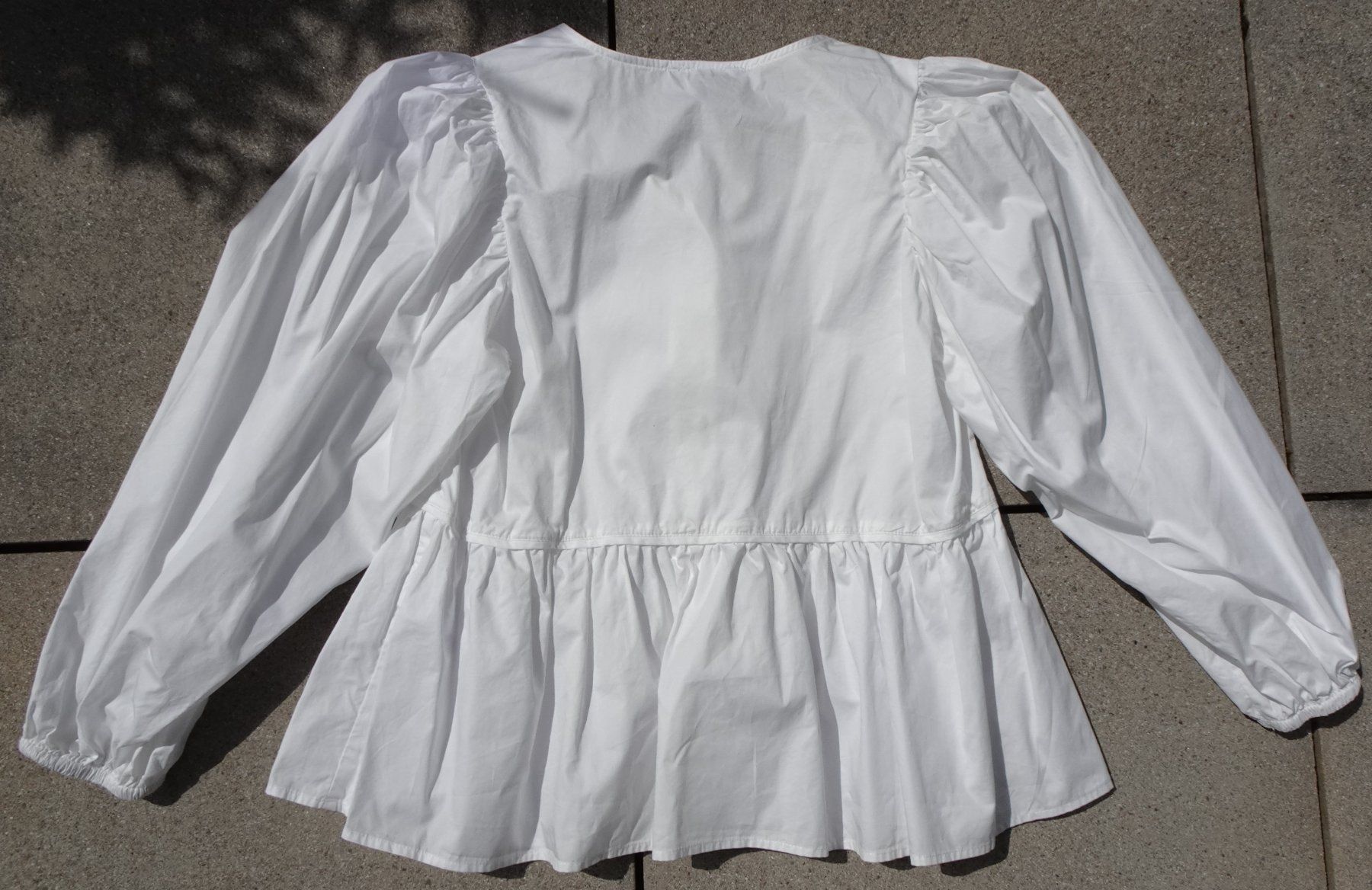 Camicette: Yerse Bluse weiss Schleifen Gr. M 38 – Usato da Winterthur venduto da blumeblau77 6