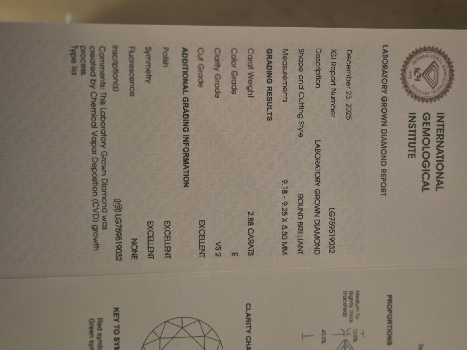 Ringe: Solitär 2,88 Karat Labor – Neu und originalverpackt aus Bilten von mona3001 6