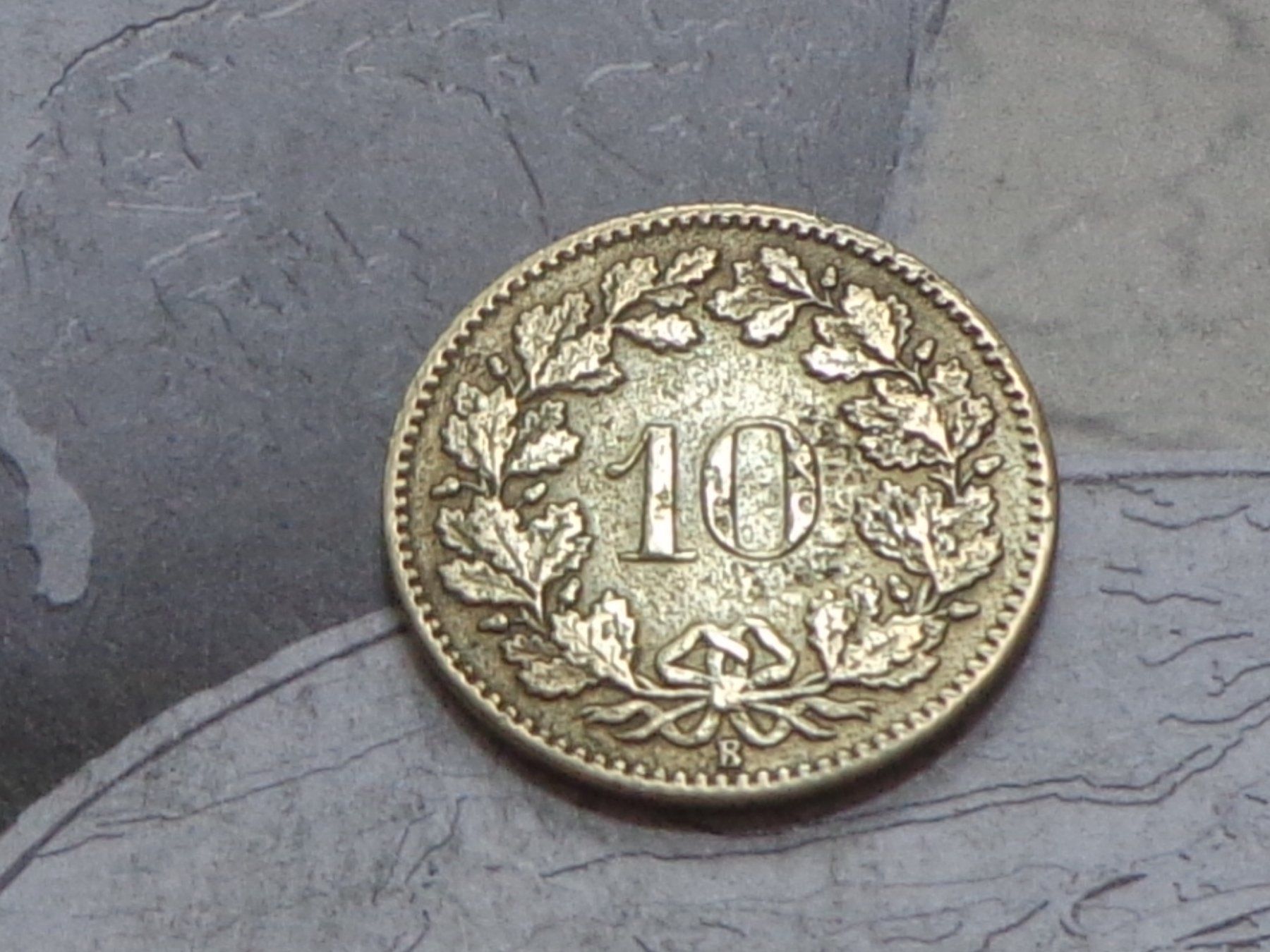 Toutes les monnaies: 10 cts 1871 B - (Bi) billon – D'occasion à Pully par UCA01 1