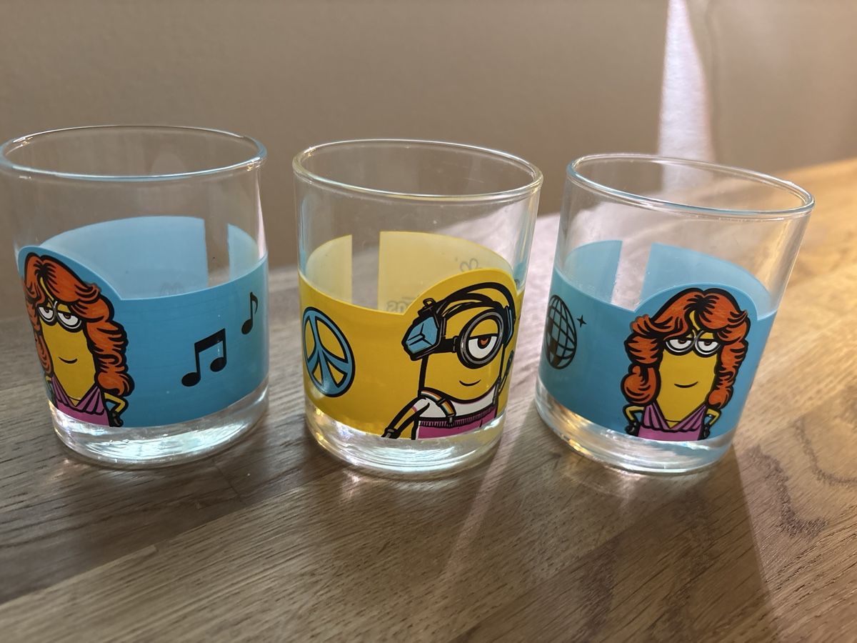 Mc Donald's Gläser: 3 verres Mignon collection mcdo – Gebraucht aus Biel/Bienne von tatilene