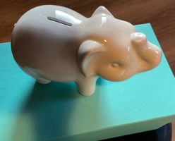 Tiffany & Co Elephant Piggy Bank & Tiffany & Co Box 🩵🩵