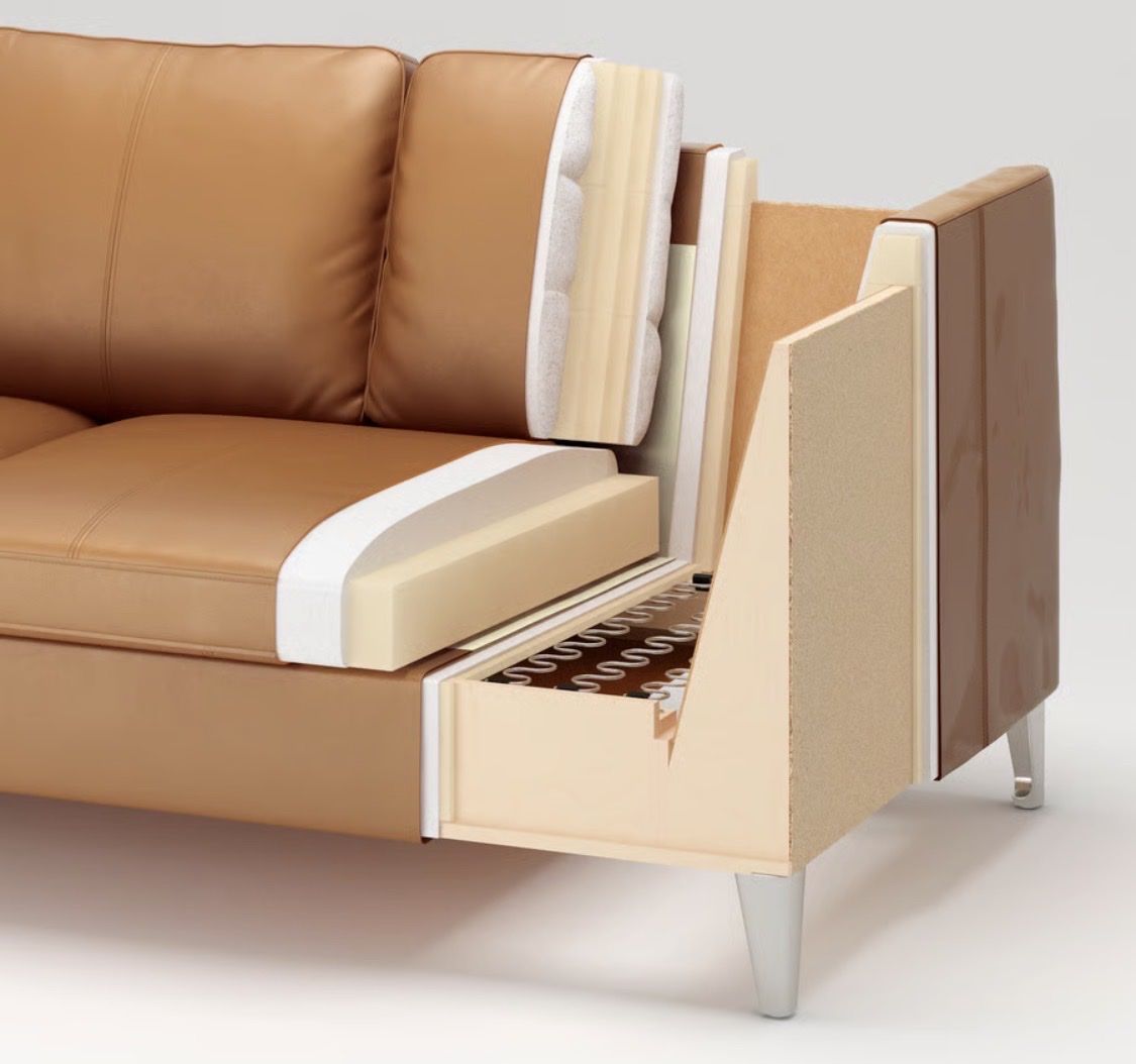 Ikea Divani: Ikea Stockholm Leder Sofa – Nuovo (secondo la descrizione) da Zürich venduto da kat_7fdr 2