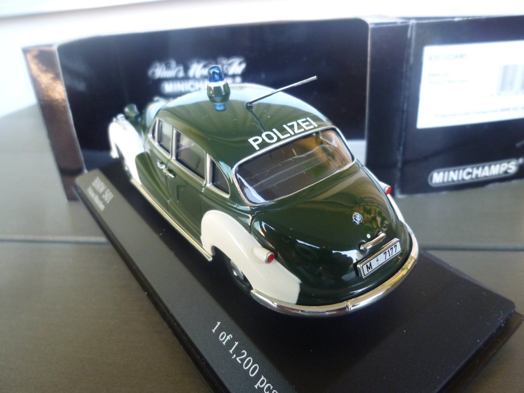 BMW Modellini d'auto: BMW 501 "Polizei München" – Nuovo e nell'imballaggio originale da Flawil venduto da Imperiosud 3