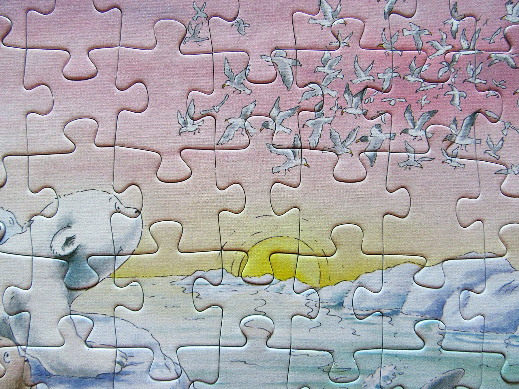 Puzzle: Schmidt Puzzle - 60 Teile - Der kleine Eisbär Abendstimmung – Usato da Auenstein venduto da Padabimbim 3
