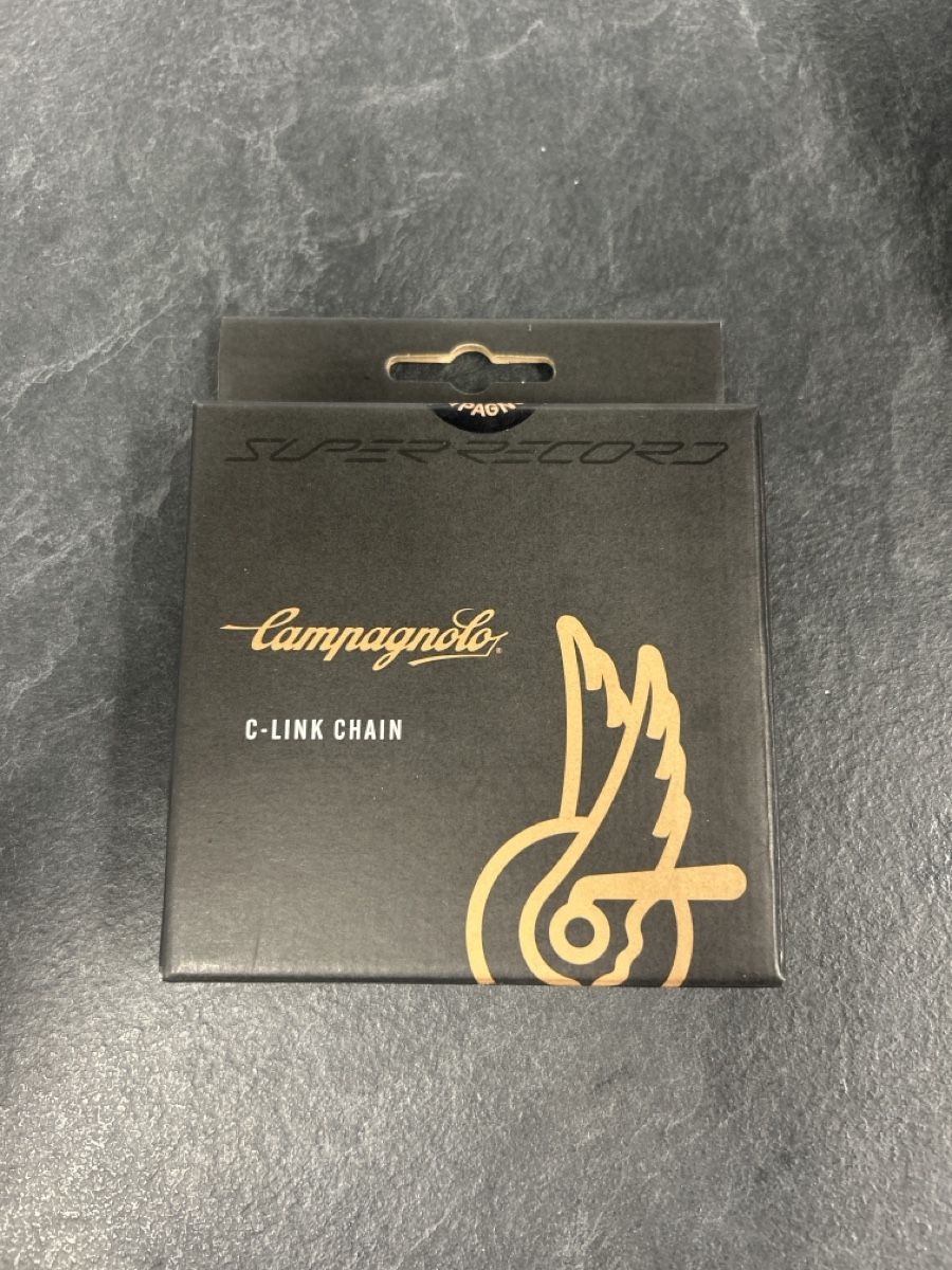 Campagnolo Ersatzteile: Campy Super Record Kette 12 – Neu und originalverpackt aus Jens von knippcycling