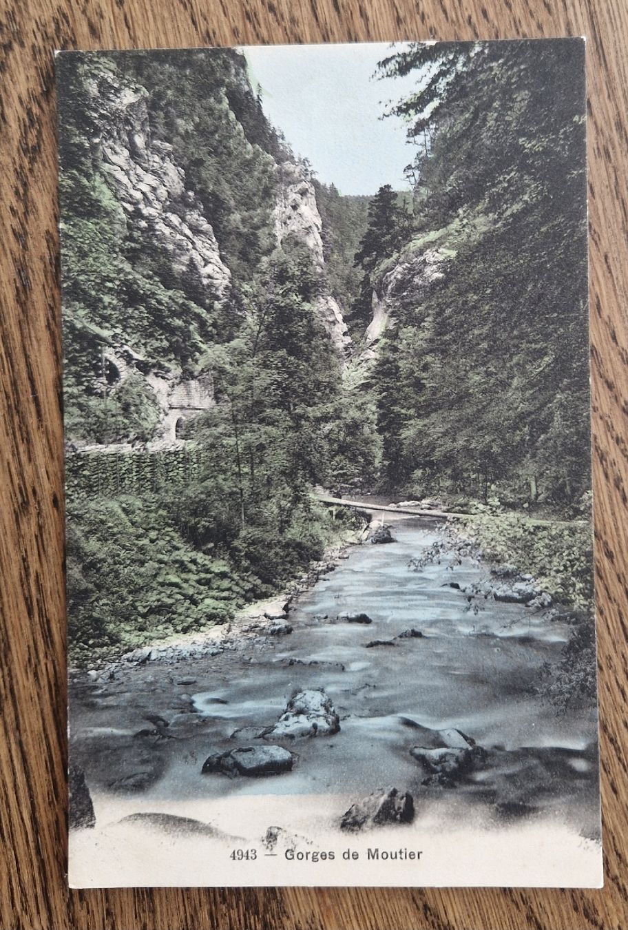 Cartoline postali: Gorges de Moutier, Ostern 1914 – Usato da Ebikon venduto da Donar50