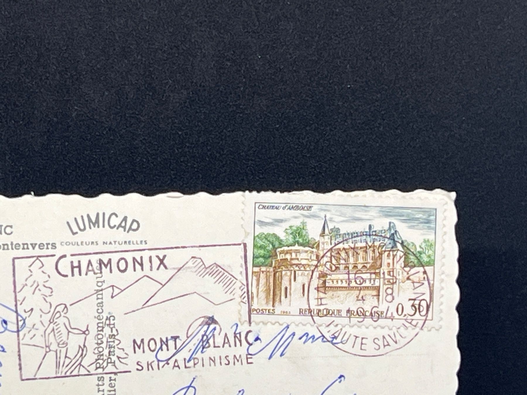 Ansichtskarten: Chamonix - Mont Blanc - Le chemin de Fer du Mentenvers.... – Gebraucht aus Widnau von Brusi9 1