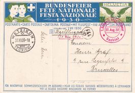 Segelluftpost Bachtel (Bundesfeier-Flugpostkarte 1930)