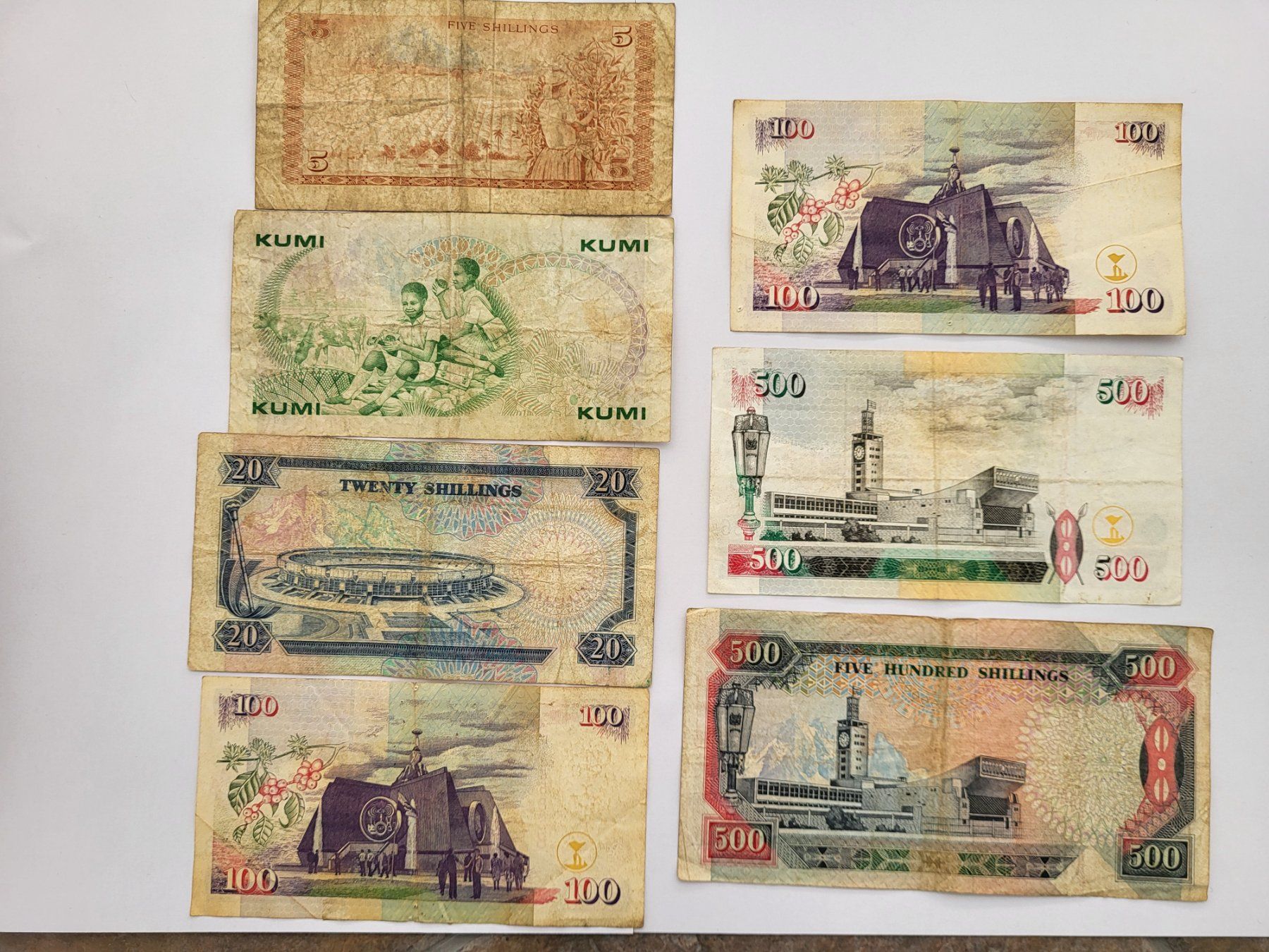 Banknoten: Banknoten aus Kenya – Gebraucht aus Pravidondaz von LVtik 1