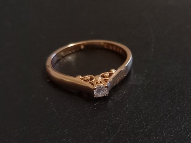 Ringe: Vergoldet Ring, Grosse 8 (57) – Gebraucht aus St-Prex von big_c6bb