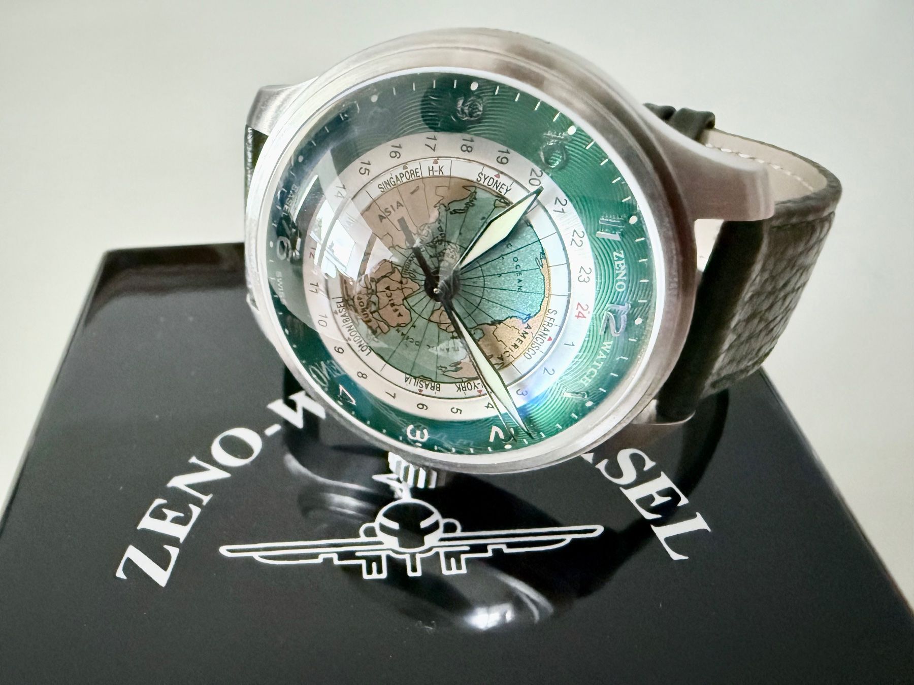 Zeno Uhren: ZENO OS Polar Worldtimer Automatic -Ltd.x/300 -SRP Fr.3998.- – Neu und originalverpackt aus Le Mont-sur-Lausanne von LycaGallery
