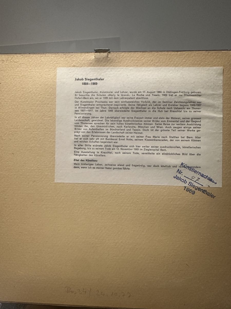 Dipinti: Bilderreihe Jakob Siegenthaler – Usato da Baar venduto da pat_sr55 5