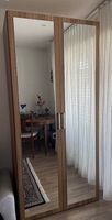Kleiderschrank 2-türig  Spiegel 103 x 215 x 60