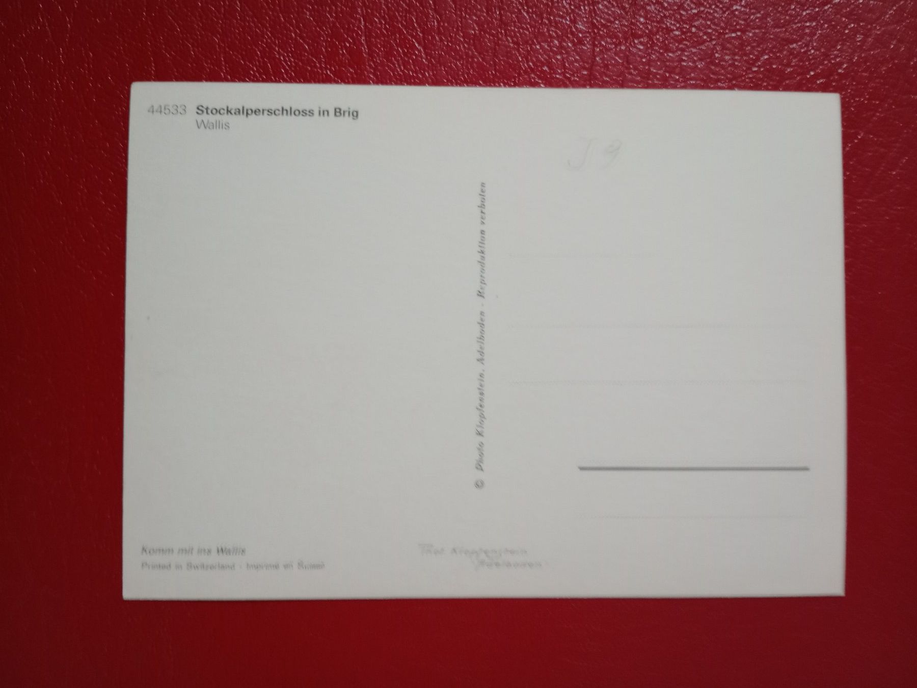 Cartoline postali: Brig Wallis Schloss Stockalper – Usato da Küttigen venduto da Melisch1000 1