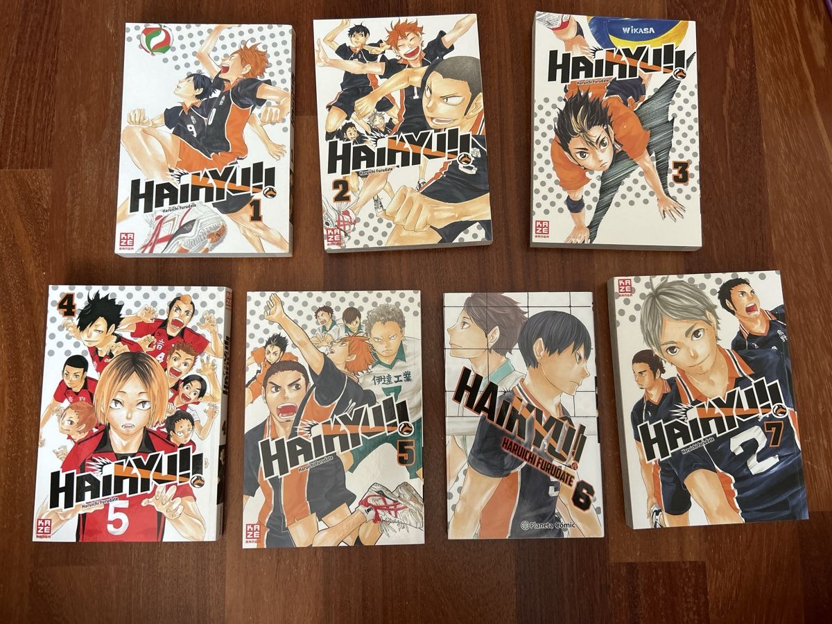 Libri: Haikyu Band 1-7 – Nuovo (secondo la descrizione) da Zürich venduto da Naira03