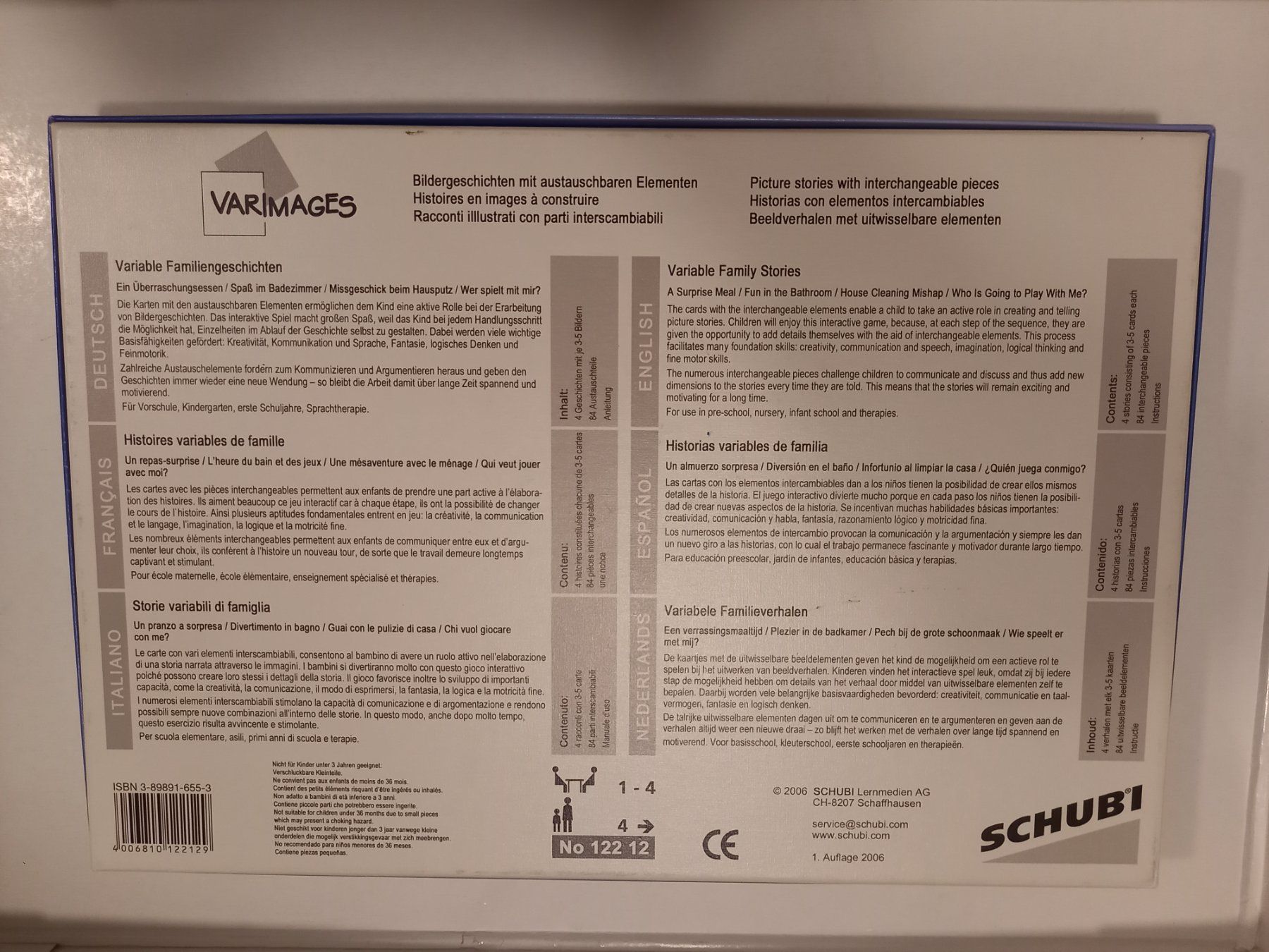 Schubi Lernmedien Giochi: Schubi VARIMAGES Variable Geschichten Histoires variables – Nuovo (secondo la descrizione) da Visp venduto da stell_4cce 3