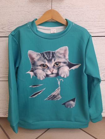 Kinder Pullover, grün, Gr. 146, NEU !