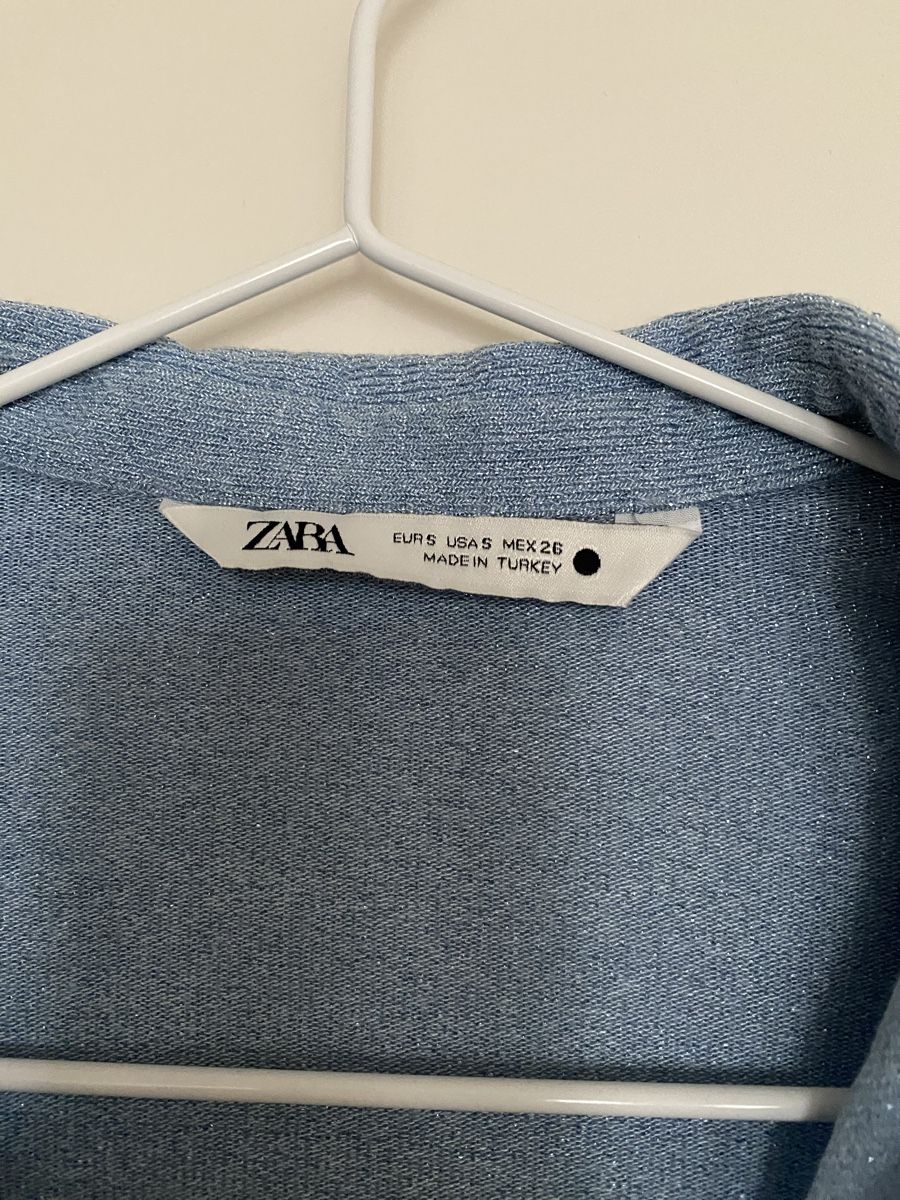 Zara Camicette: Damenbluse hellblau – Usato da Luzern venduto da champagnelaury 1