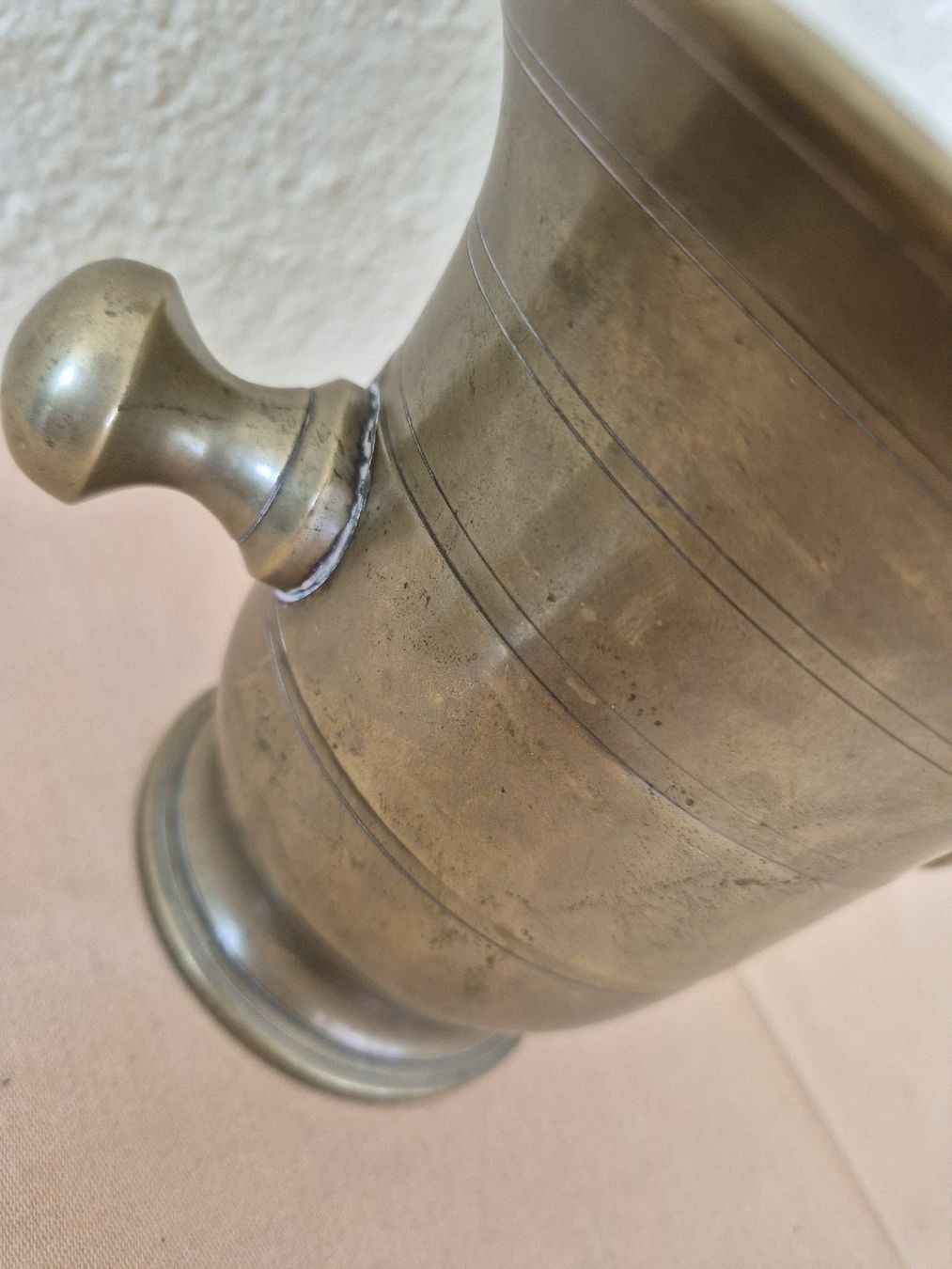 Altro per cucinare: Antike Messing Mörser mit Stössel – Usato da Eschlikon TG venduto da zuzanka80 2