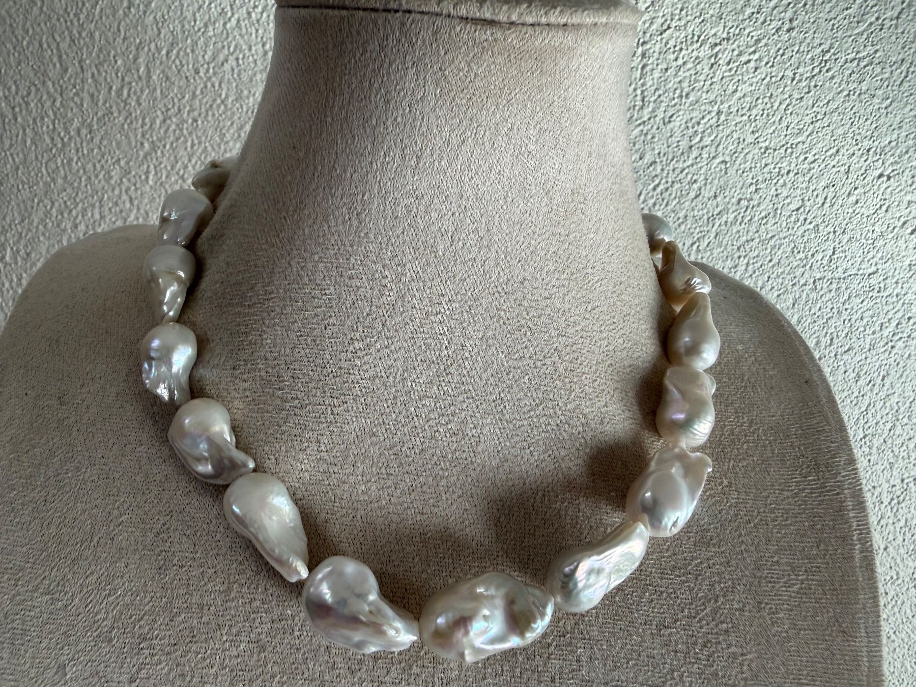 Catenine: Barockperlen Kette mit Silber Verschluss 925 – Usato da Spiegel b. Bern venduto da Rogger72 1