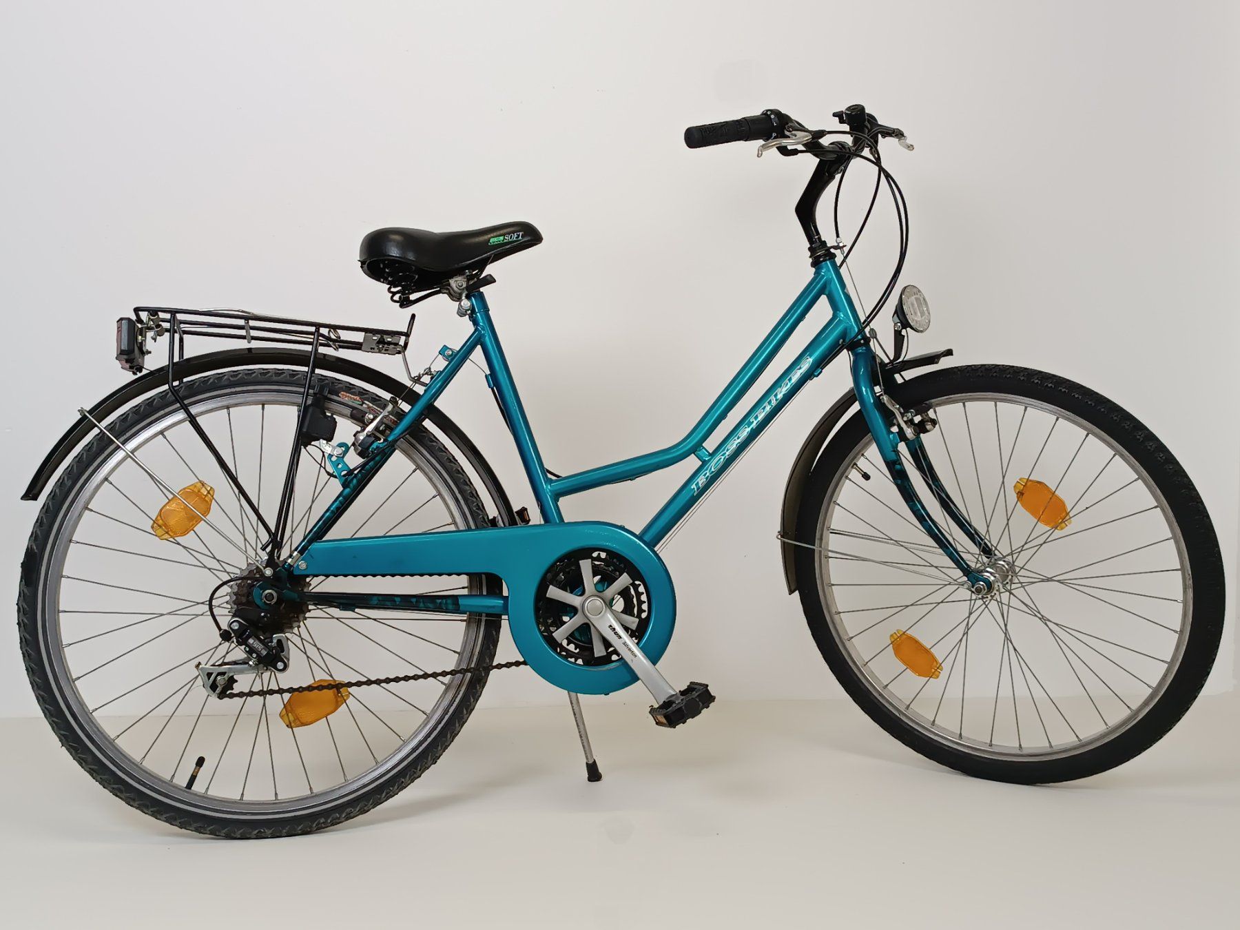 Velos: BOSS BIKES, Damenvelo, Türkis-Metallic – Gebraucht aus Suhr von