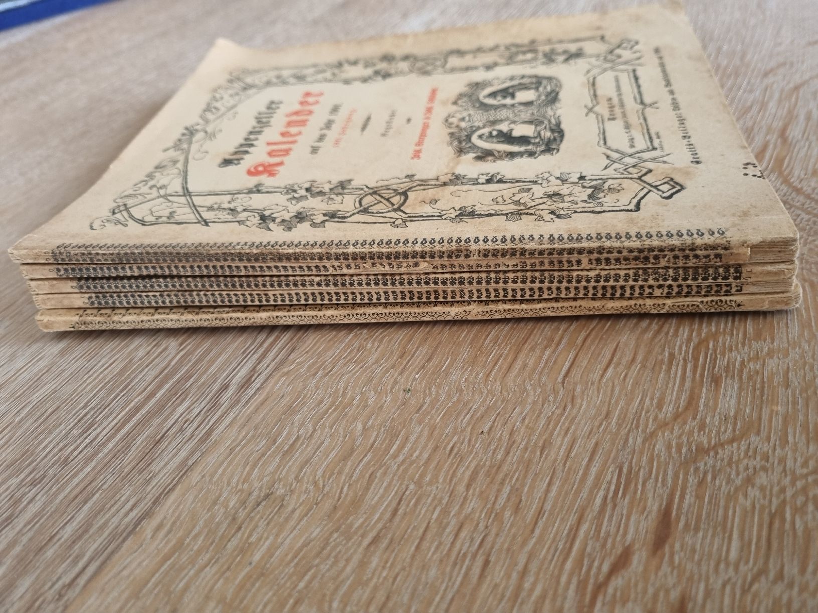 Calendari: 5 Appenzellerkalender ab1901 bis 1909 – Usato da Abtwil SG venduto da danikari 7