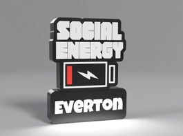 Lightbox lumière led SOCIAL ENERGY