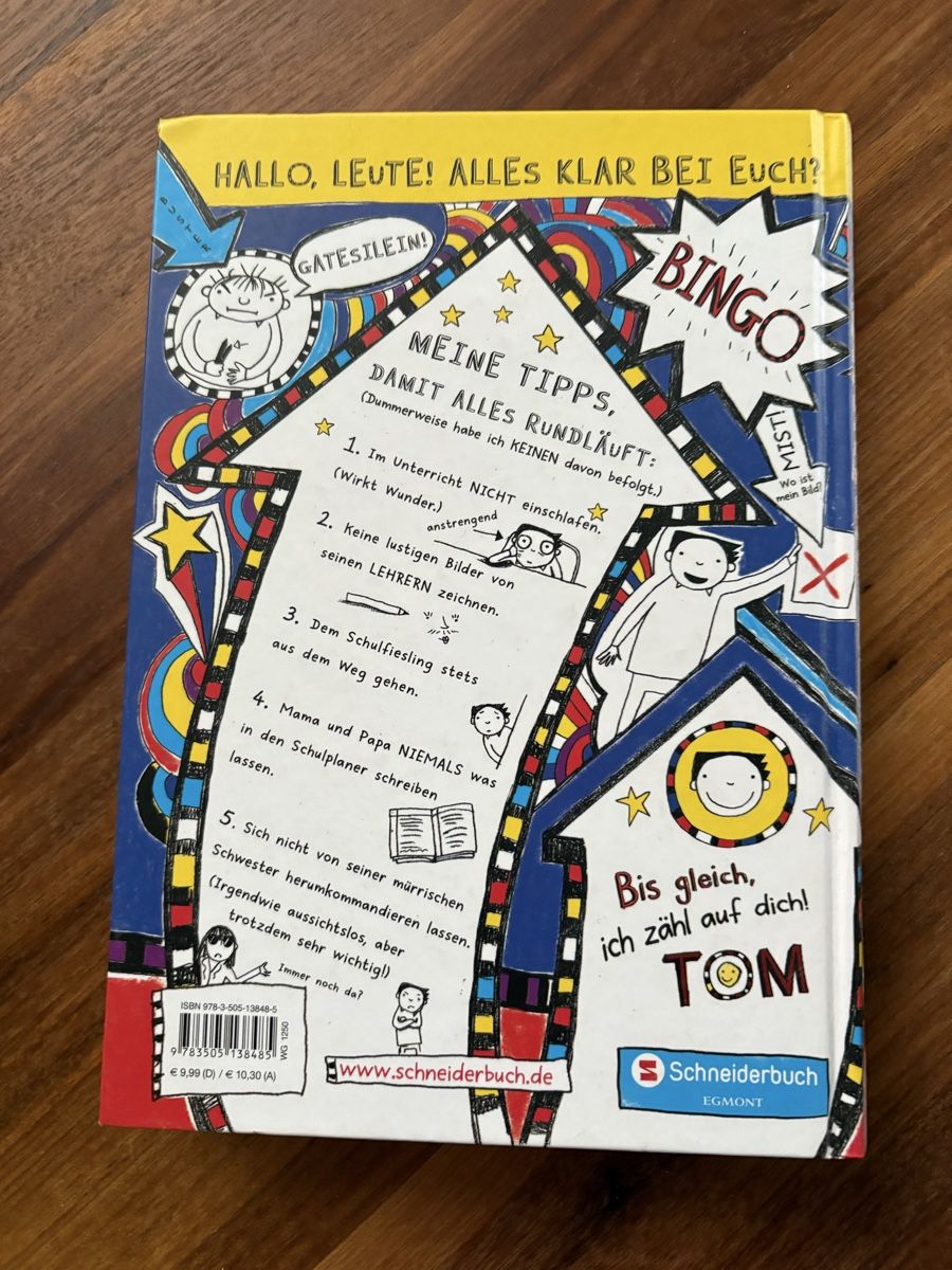 Libri: Tom Gates - Läuft! Wohin eigentlich? Comic-Roman – Usato da Beromünster venduto da msklef 1