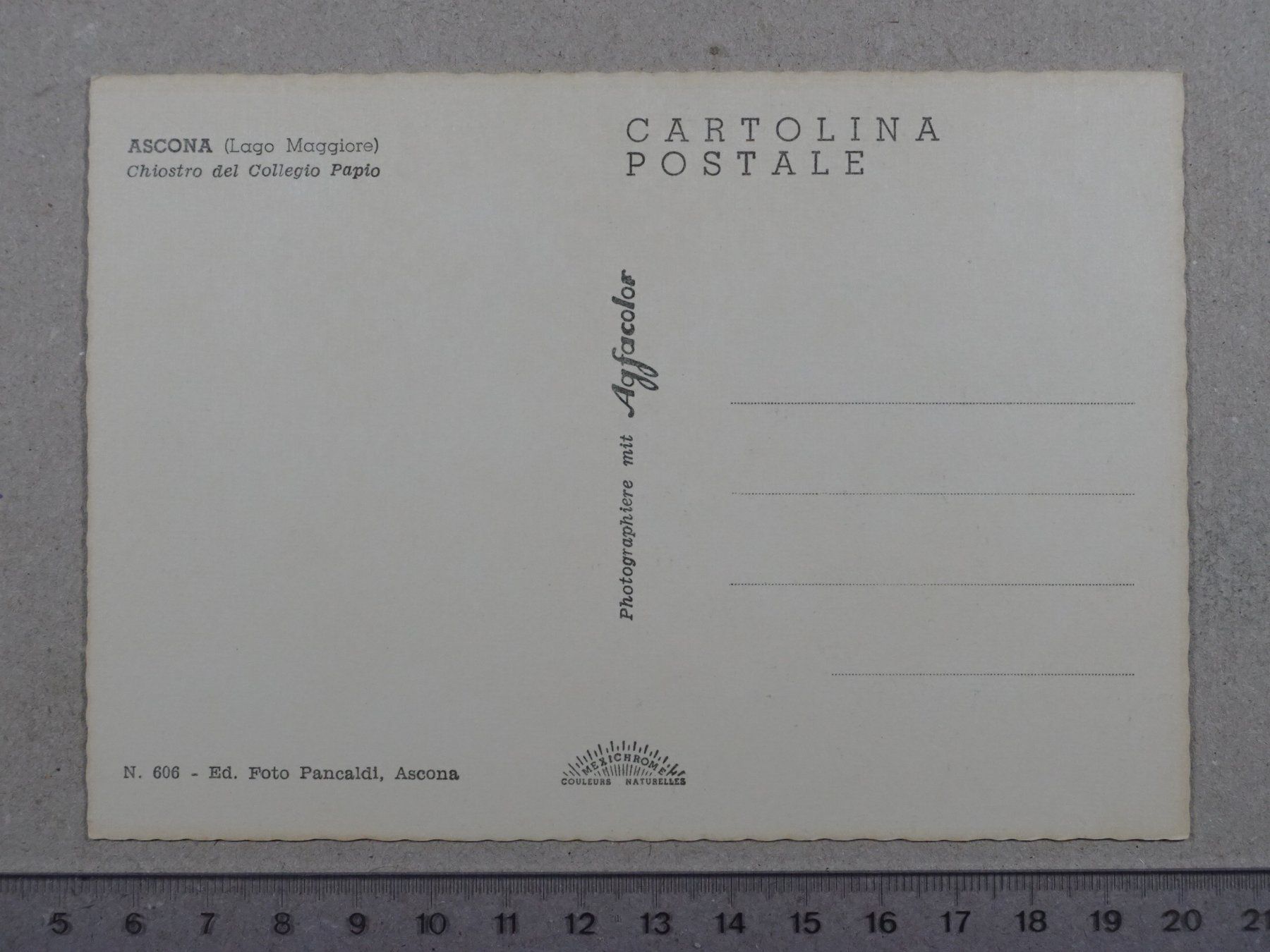 Cartoline postali: Ascona – Usato da Lenzburg venduto da fh1 1