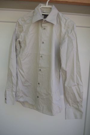 Chemise - Hemd - H&M - Taille S - gris - grau