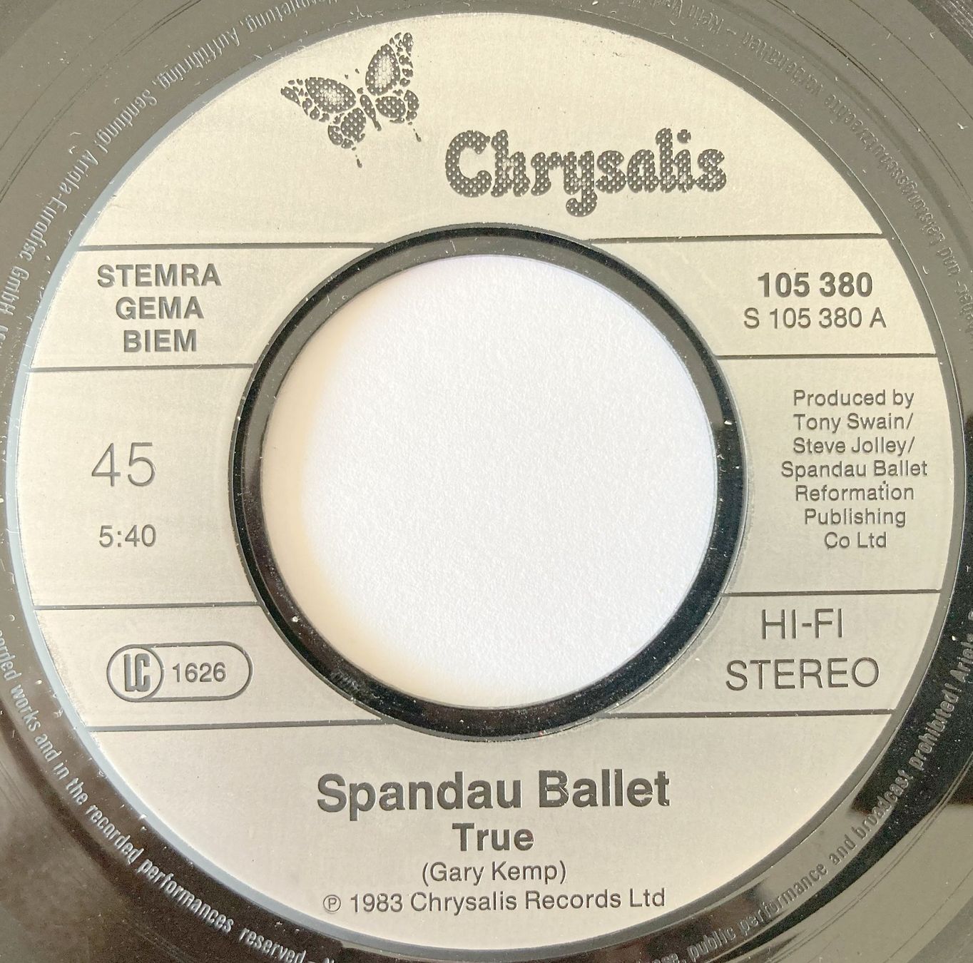Schallplatten: SPANDAU BALLET - TRUE – Gebraucht aus Bottens von hotter-than-hell 2