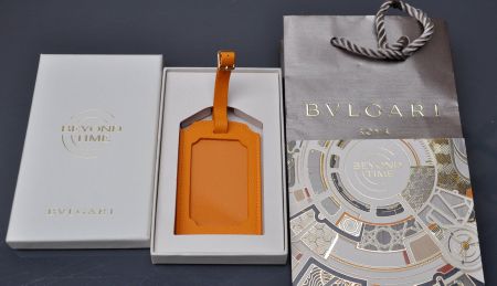 Bvlgari Adresshalter - Kofferanhänger  / porte-adresse