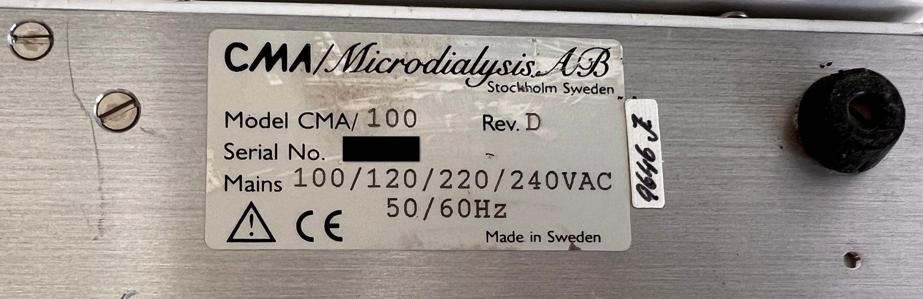 Accessori da laboratorio: CMA / 100 Microinjection Pumpe – Usato da Niederdorf venduto da LeptonAG_Labor 5