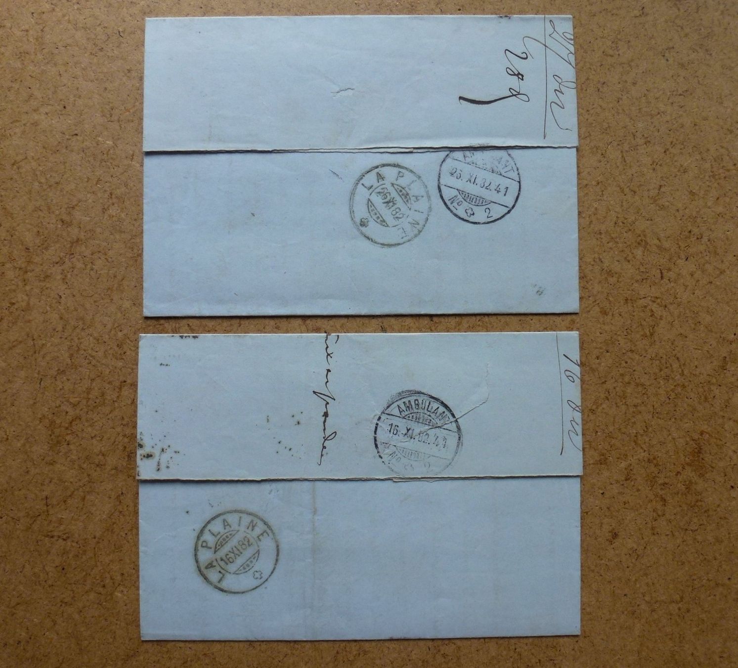 Alle Briefmarken: Frankreich ++ 6 alte Briefe ab 1881/1882 – Gebraucht aus Walkringen von Casablanca777 6