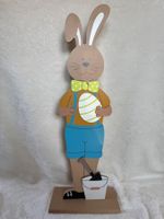 Süsser Osterhase aus Holz, Livarno Home, ca. 56 cm hoch