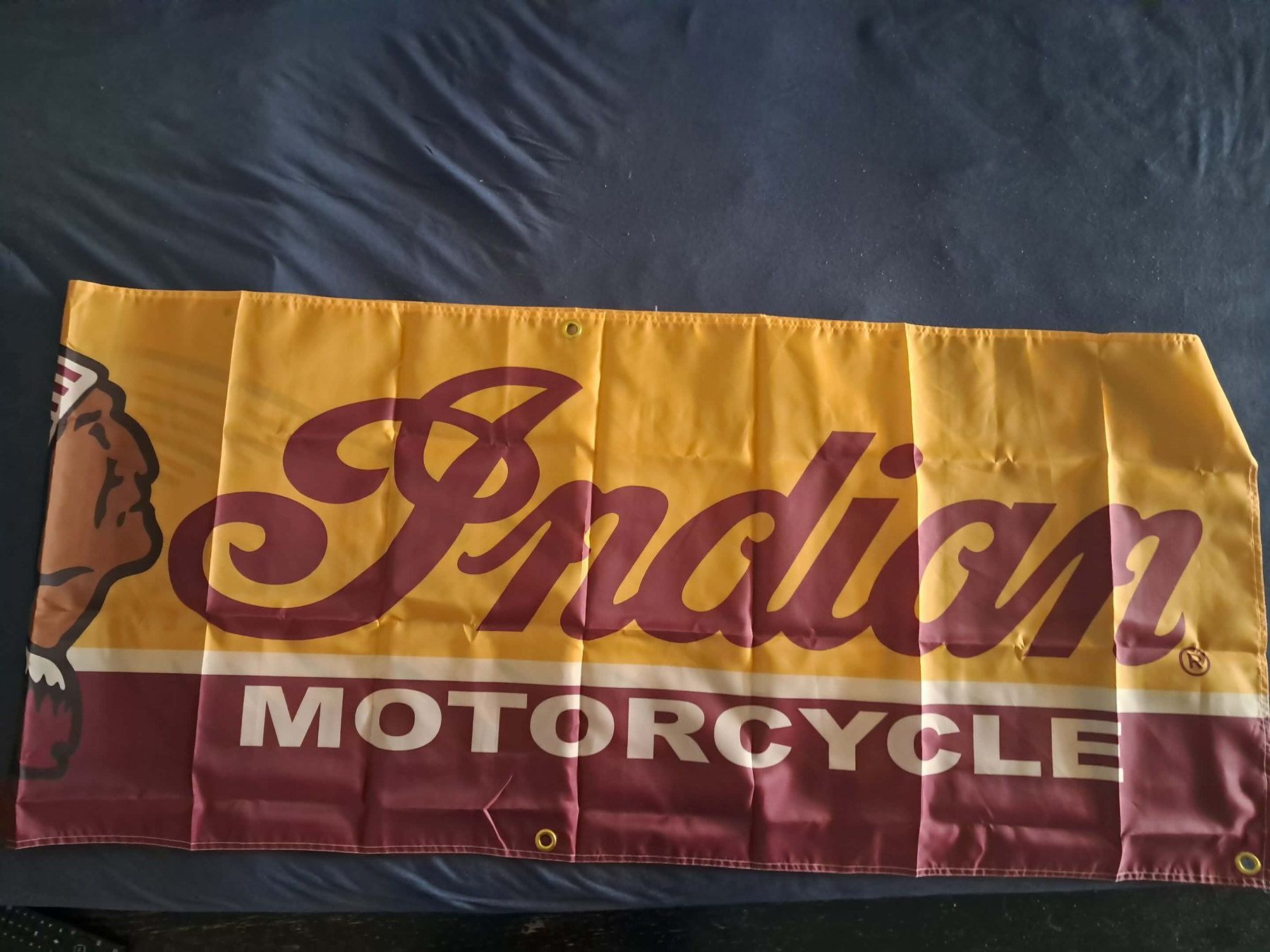 Fahnen: Goodies USA "bannière" satinée récente de marque moto – Neu und originalverpackt aus PRILLY von 55b_nh8l 1