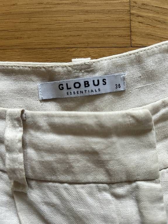 Pantaloni: Leinenhose von Globus beige – Usato da Zürich venduto da Claudi823 2