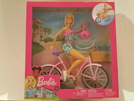 Barbie mit Fahrrad