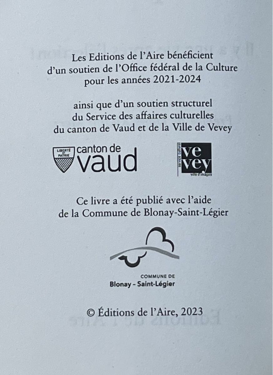 Libri: Livre "Pas perdus" d'Eric Rochat, éditions de l'Aire – Usato da La Tour-de-Peilz venduto da Pansy02 3