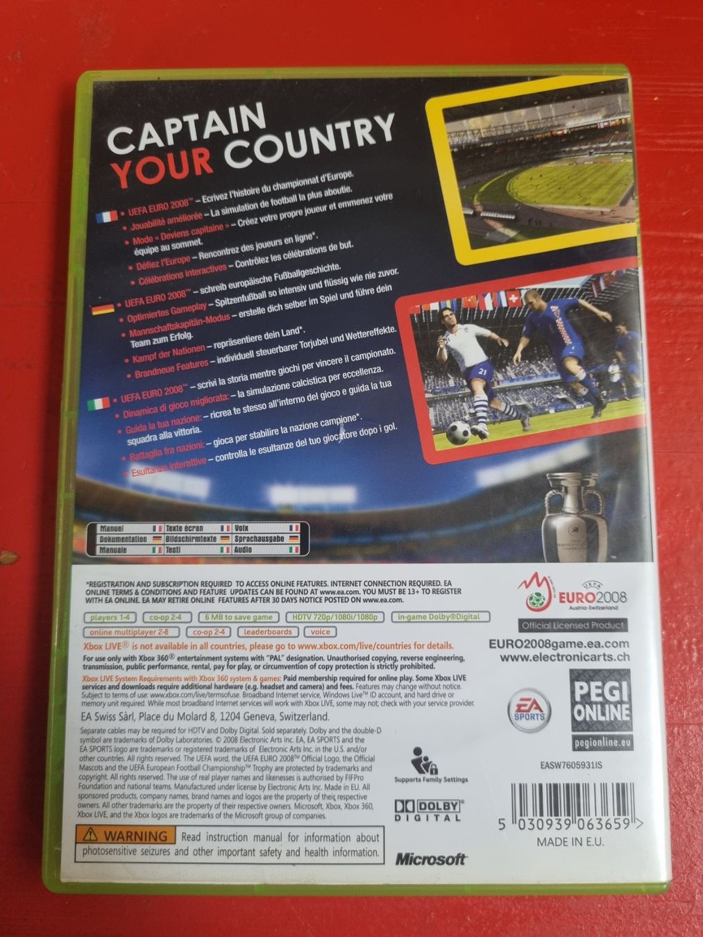 Microsoft Spiele: UEFA Euro 2008 Xbox360 – Gebraucht aus Pollegio von Isaiaaaa96 1